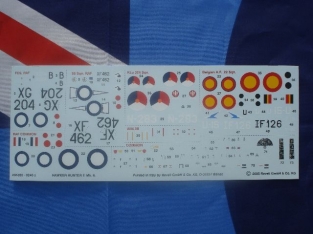 REV04350  Hawker Hunter F.Mk.6 '' Klu decals ''